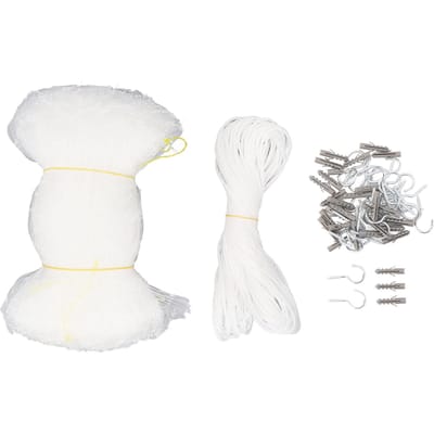 Filet de Balcon pour Chat Nylon Installation Facile Filet de Sécurité Protecteur Anti-Chute pour Animal de Compagnie pour white