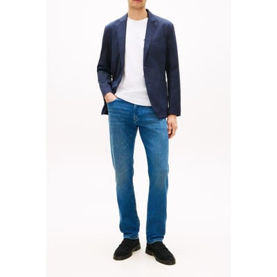 Tommy Hilfiger Slim Straight Denton Rex Indigo Lux Größe: W30L32 | Slim Jeans Outlet | Herren | Blau