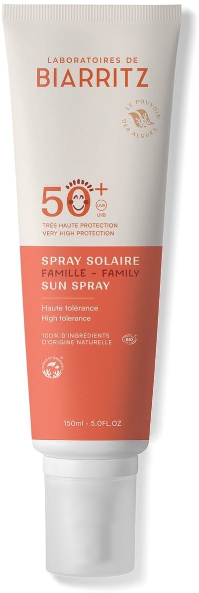 Laboratoires de Biarritz - Suncare - Alga Maris - Zonnebrandspray Familieverpakking  SPF50+ 150ml