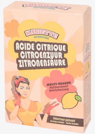 Mariette Authentique Citroenzuur - 500g - Krachtige Natuurlijke Ontkalker & Reiniger - Multifunctioneel - Voor Koffiezetapparaten, Waterkokers en Wasmachines