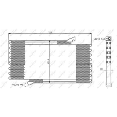 Condensor, airconditioning NRF 35472