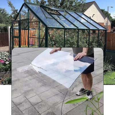 Serre Veiligheidsblad - Polycarbonaat Plaat - Kas Beglazing - Slagvast Transparant - 60x100 cm - Helder