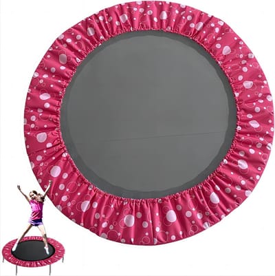 Trampoline Veerhoes - Veiligheidspad - Fitness Veiligheid - Scheurbestendig Oxford Doek - 96 cm - Roze