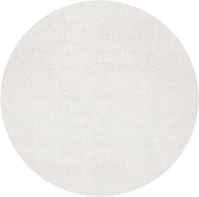 Karpet24 Loft – Luxe, Fluweelzacht Effen Vloerkleed in Cream, Modern & Stijlvol-Ø 160 cm
