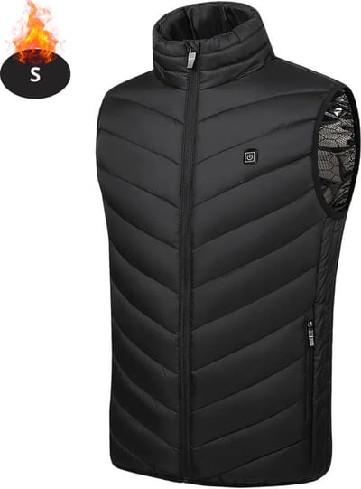 Livano Verwarmde Bodywarmer - Elektrische Bodywarmer - Heated Vest - Jas - Kleding - Oplaadbaar - Heren - S