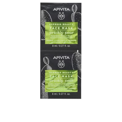 Express Beauty Hydraterend en Verzachtend Gezichtsmasker met Vijgcactus 2 x 8 ml