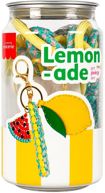 La Petite Epicerie Pshiiit Blikjesset - Limonade Bag Charms | Creatieve | Hobbyset | creatief startpakket | kinderen en volwassenen