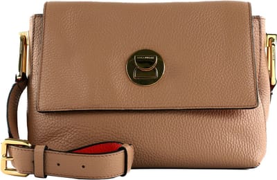 COCCINELLE Leren Schoudertas Liya Crossbody Bag Skin / Gazpacho Lichtbruin