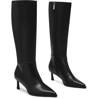 Steve Madden Lucid Laarzen - Leer - Dames - Zwart - Maat 36