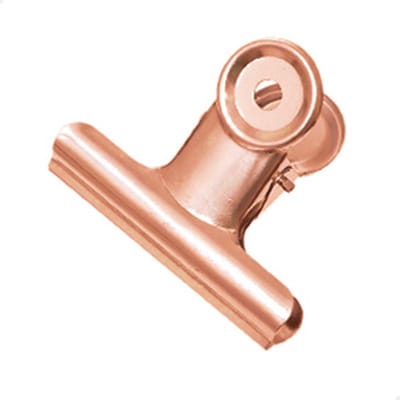 Bulldog clip 75 mm | Koper | 10 stuks
