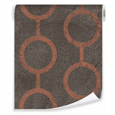 WALLARENA - Behang - Breedte 50 cm - geometrisch patroon op de muurdecoratie - Geschikt voor woonkamers, slaapkamers en kantoren - 10m