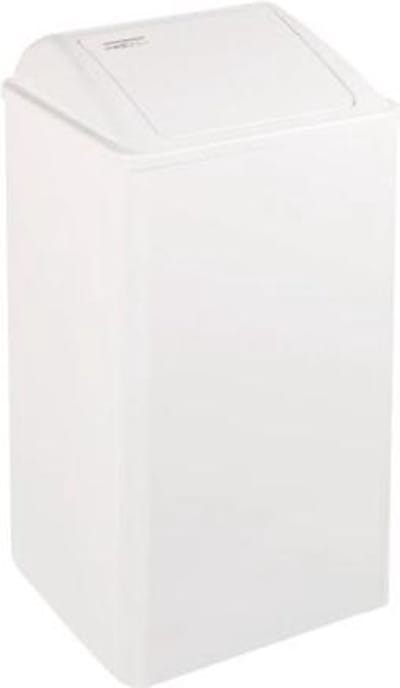 Mediclinics | Afvalbak | Gesloten | Wit | Inhoud 65 liter