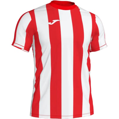 Joma Inter Shirt Korte Mouw Kinderen - Rood / Wit | Maat: 152