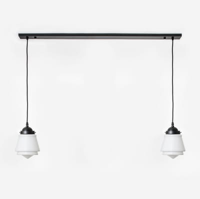 2 x Komeet lampen aan plafondbalk Moonlight - Art Deco Trade