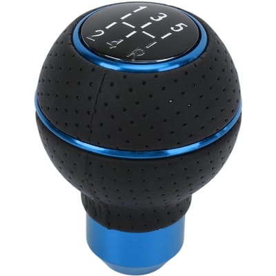 Schakelpookknop 5 versnellingen M8 M10 M11 M12 Universeel Aluminium Auto Auto Handgeschakelde Versnellingspookknop blauw
