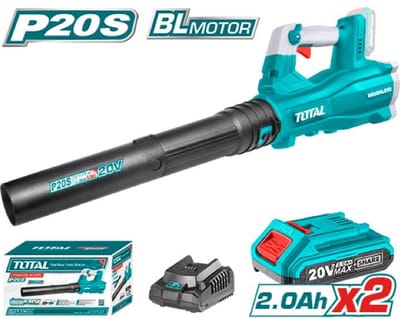 Total Tools 20V accu bladblazer – 144 km/u – set met 2x accu en lader