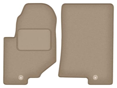 Wielganizator WLG-CARLUX Serie - Beige Auto Vloermatten - SsangYoung Rexton IV SUV - Duurzaam Polypropyleen - Perfecte Pasvorm