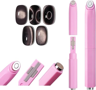 Multifunctionele 3-in-1 Cat Eye Magnet Pen voor Nagellak, Perfect voor Beginners en Professionals, DIY Nagelontwerpen en Magnetische Effecten