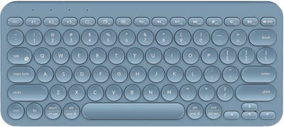 Draadloos Compact Bluetooth Toetsenbord - QWERTY - Ergonomisch Ontwerp - Verbindt Meerdere Apparaten - Oplaadbaar via USB-C