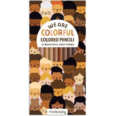 We Are Colorful Skin Tone Colored Pencils - Galison Mudpuppy