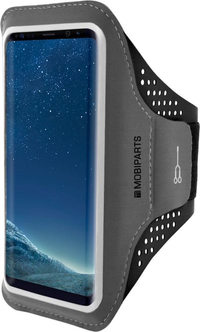 Hardloop Sportarmband geschikt voor Samsung Galaxy S8 - Zwart - Mobiparts