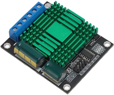 Dailygoody - DC-motordriver - Motoraandrijvingscontroller - H-brug - 9V-30V - Hoogvermogen - 60A - Geschikt voor Industrieel gebruik - Koellichaam