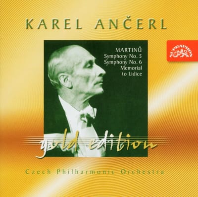 Czech Philharmonic Orchestra, Karel Ancerl - Martinů: Ancerl Gold Edition 34. Martinů: Symphony Nos.5 & 6, Memorial to Lidice (CD) (Remastered)