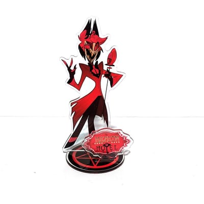 Nieuwste 15CM Hazbin Hotel Charlie Morningstar Stand Acryl Figuren Vaggie Bureau Staand Bord Model Decoratie Set Cadeaus 15cm