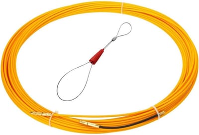 Kabeltrekker met Geleideveer 20 Meter Sterk Nylon Trekkoord