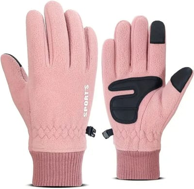 Bovista Winterhandschoen Dames - Handschoenen - Touchscreen Handschoenen - Handschoenen WInter - Winter - Fleece - Roze