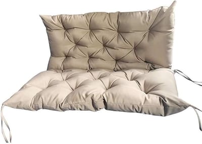 Tuinkussen Bank - Zitkussen Outdoor - Buiten Ontspannen - Waterafstotend Materiaal - 150x50cm - Beige