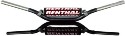 RENTHAL Twinwall Carmichael High Scrambler-stuur Met Beschermer - Titanium / Black - 28.6 mm