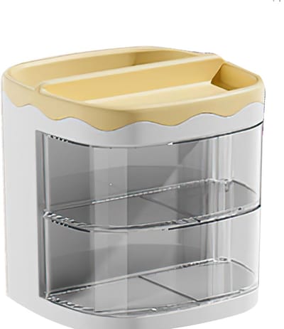 Bureau-opbergers - Potlood-Potloodhouders-pennenhouders- potloodhouders voor bureaus-bureau-organizer -lade voor school-thuis-kunstbenodigdheden -geel