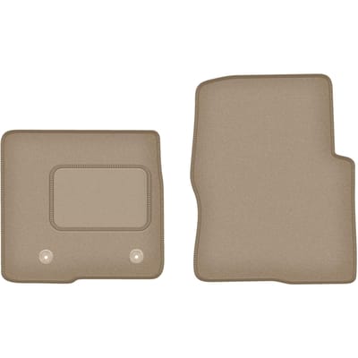 Wielganizator WLG-CARLUX - Autovloermatten Voorkant - Ford F150 XI Short - Beige - Elegant en Praktisch