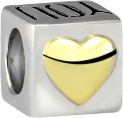 Quiges - 925 - Zilveren - Bedels -Sterling zilver - Beads - I Love You Kraal Charm - Geschikt – voor - alle bekende merken - Armband Z634