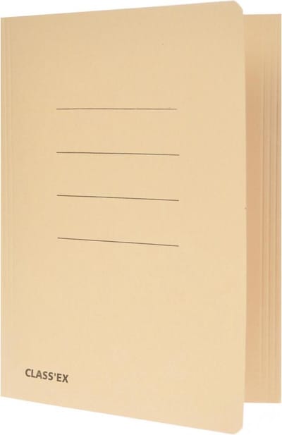 Class'ex dossiermap, 3 kleppen ft 18,2 x 22,5 cm (voor ft schrift), gems