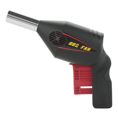 Allecto - BBQ-ventilator - Draagbare BBQ-ventilator - Snel en efficiënt - Compact formaat - Handbediende luchtblazer - Geschikt voor buiten koken -...