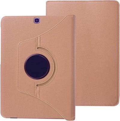 Draaibaar Hoes - Rotation Tabletcase - Multi stand Case Geschikt voor: Samsung Galaxy Tab A 9.7 inch T550 / T555 (2016) - rosegoud