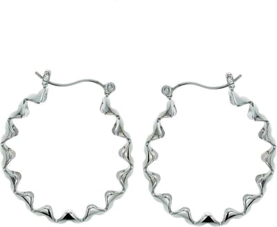 Behave - Oorringen met motief 3 cm - Nikkelvrij - Trendy sieraden