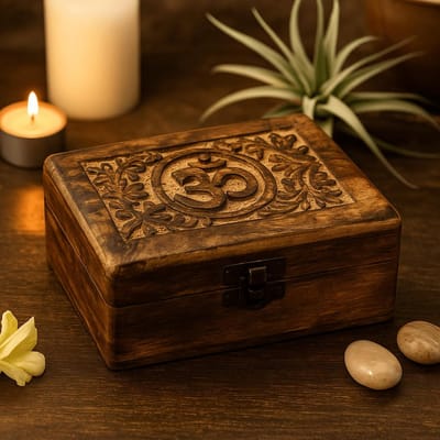 Ancient Wisdom - Decoratief beeld of figuur - Indian chimes messing maanfasen met bel 25cm - windspel - interieurdecoratie - kunstobject - klanken - cadeau