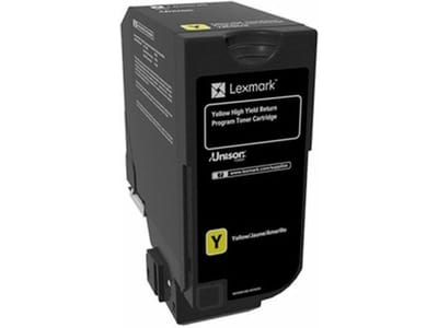 Lexmark 74C2HY0 toner cartridge geel extra hoge capaciteit (origineel)