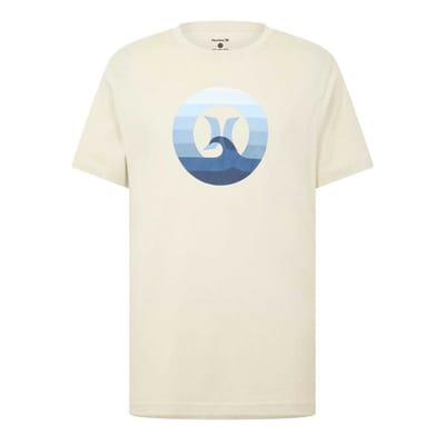 Hurley Heren T-shirt Wave (Crème)