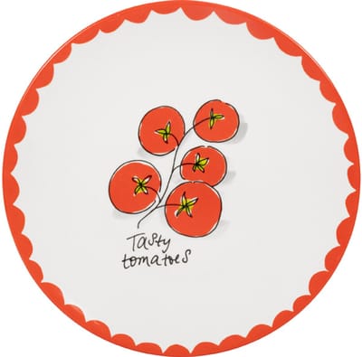 Blond Amsterdam, Everyday: bord 22 cm Tomatoes