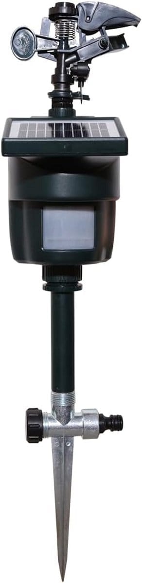 Tuinsproeier Bewegingssensor - Dierenverjager Buiten - Ongedierte Weren - Zonne-energie Aangedreven - 54 x 48.5 cm