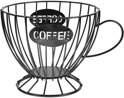 BRENZOOS- Koffie Capsule Houder Versterkte Draagkracht - Koffie Organiser - Anti-Roest - Modulaire Compatibiliteit - Lichtgewicht - Hittebestendig Porselein - Koffie Organizer