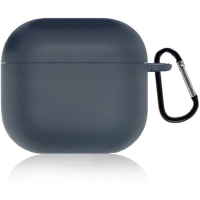 ShieldCase Siliconen Hoesje Geschikt voor Airpods 4 - Siliconen Case voor Apple Airpods 4 Case Hoesje - Donkerblauw
