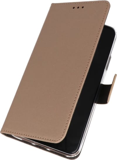 Booktype Telefoonhoesjes - Bookcase Hoesje - Wallet Case - Geschikt voor Huawei P40 - Goud