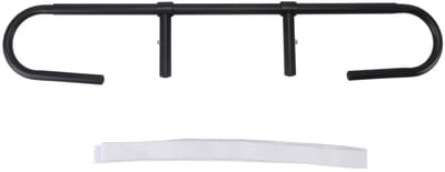 Dailygoods- Massagepapierrolhouder Aluminium - Geschikt voor 24-30 inch Papierrollen - Ruimtebesparende Oplossing - Stevig en Roestvrij - Met Verbandriem - Papiergehouder