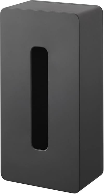 Yamazaki Zelfklevende Tissuebox - Tower - Zwart