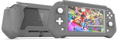 Full Body / Grip Bescherm-Skin Hoes Cover geschikt voor Nintendo Switch Lite - Zwart